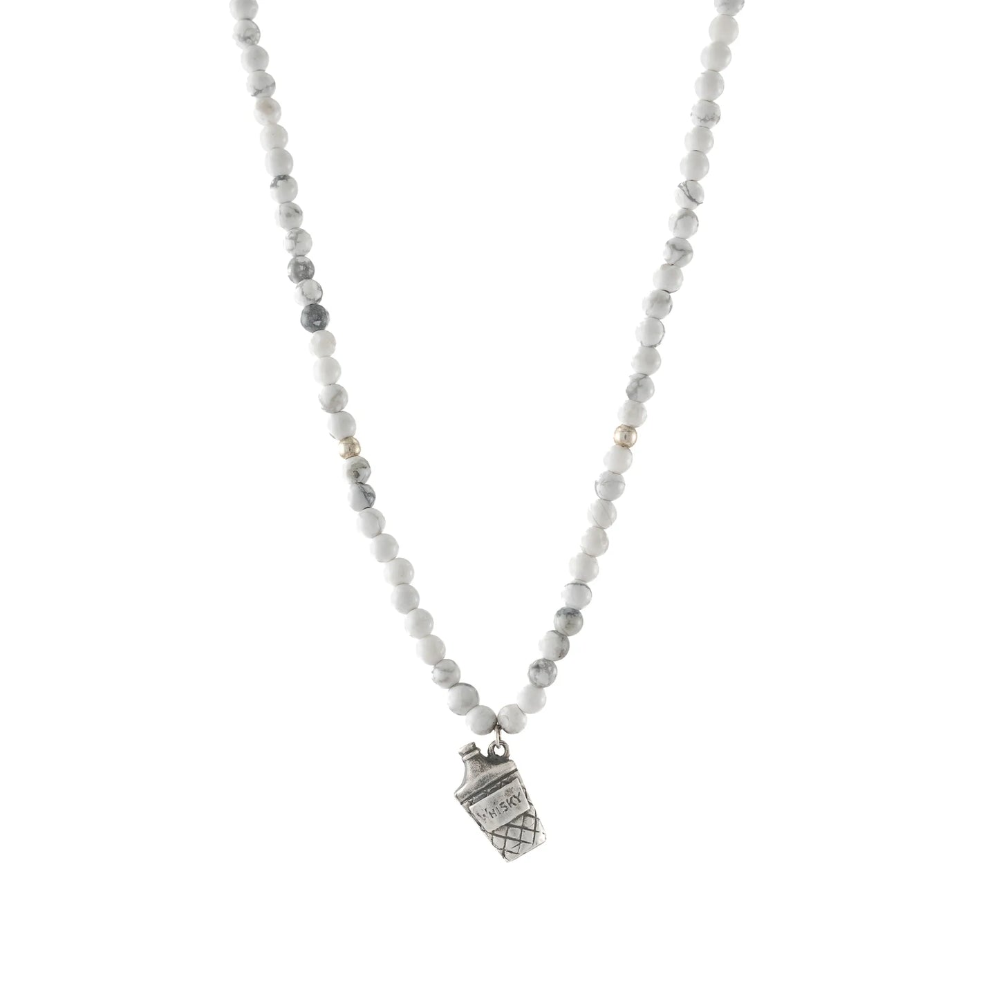 COLLIER FLASQUE HOWLITE