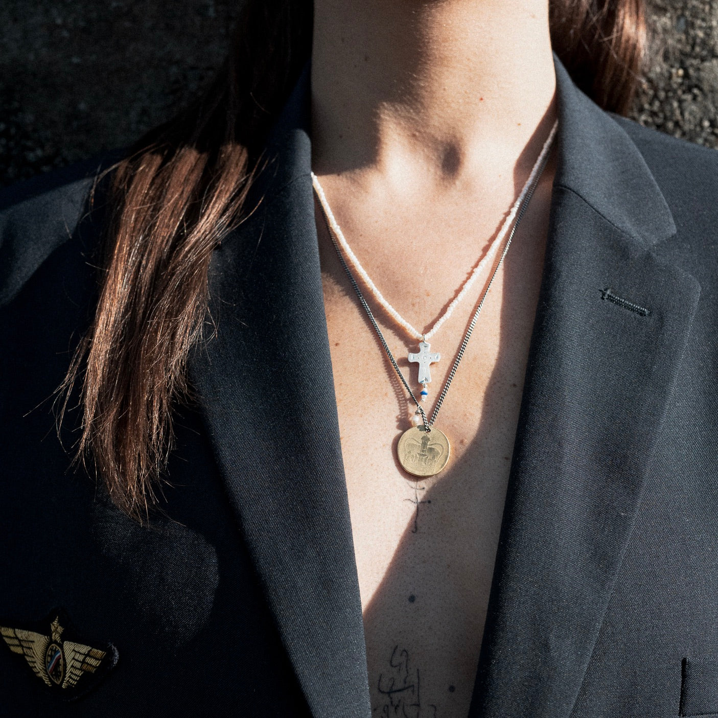 COLLIER CROIX BYZANCE