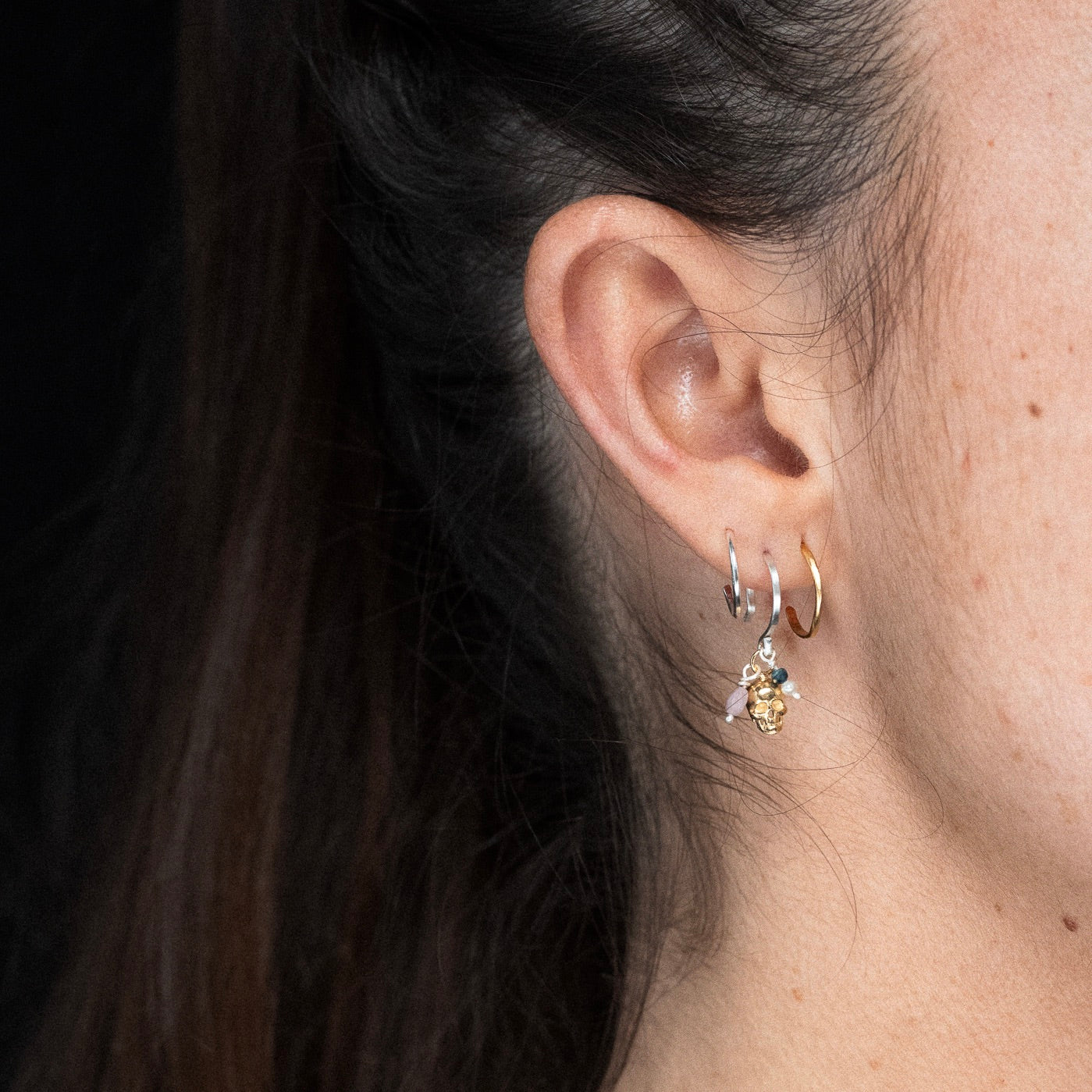 BOUCLES D'OREILLES THANATOS