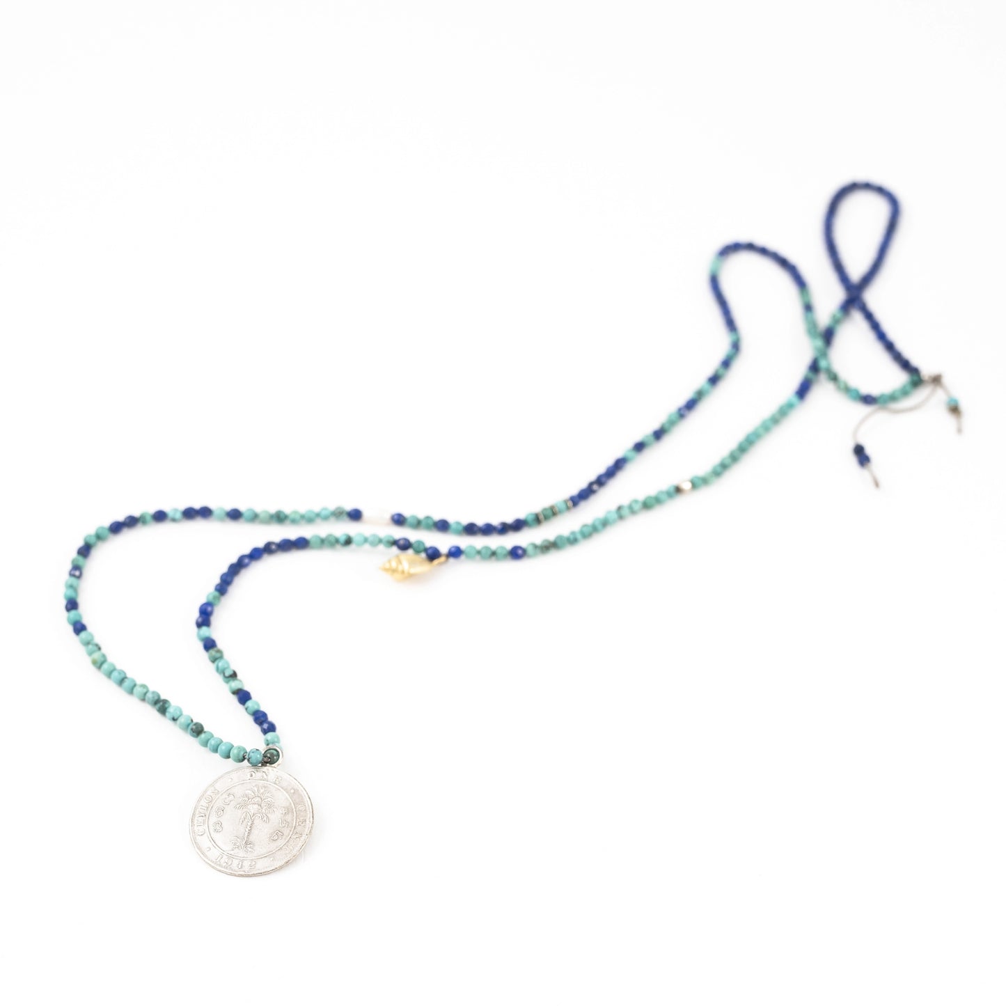 CHAMAEROPS NECKLACE 1 TURQUOISE