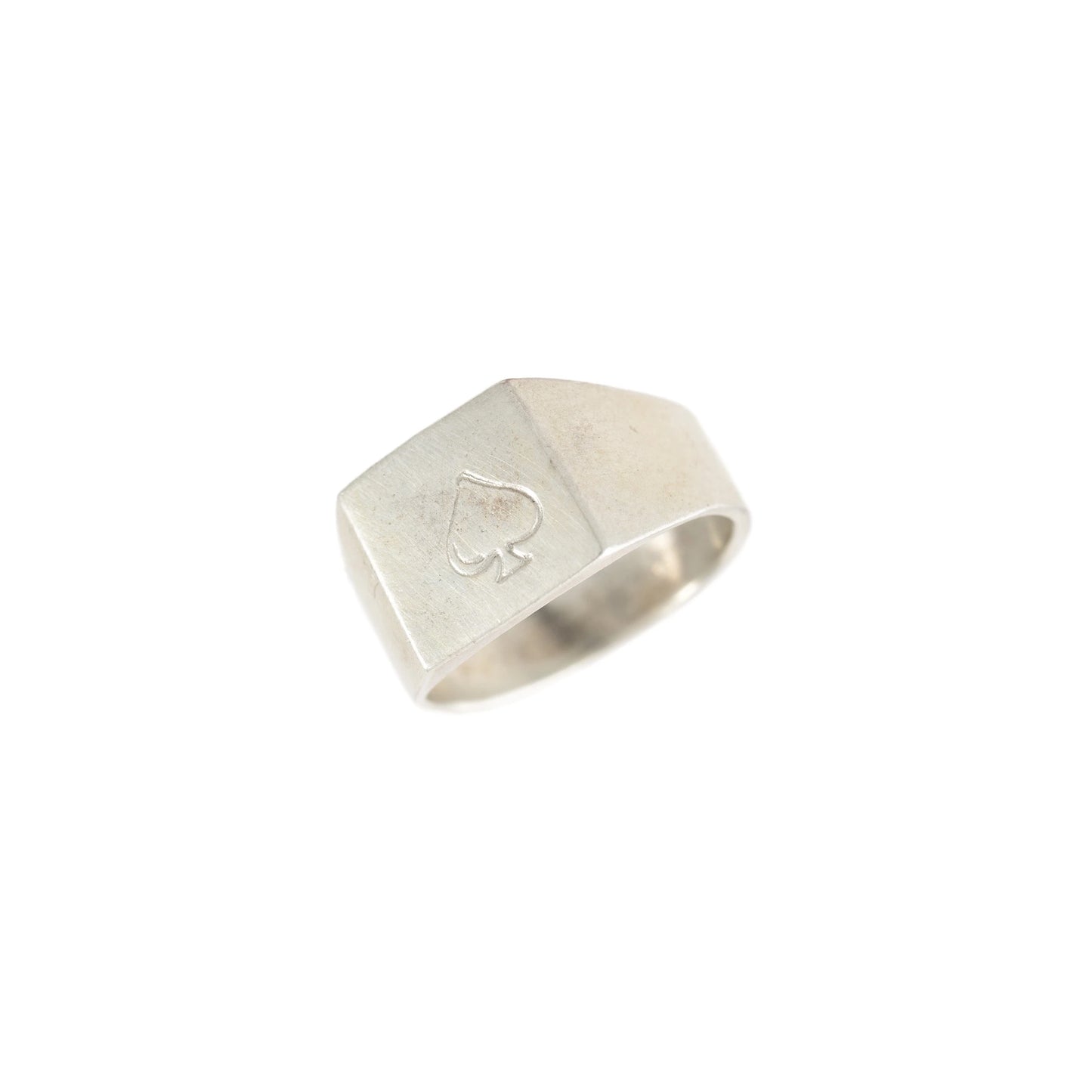 ACE OF SPADE SIGNET RING