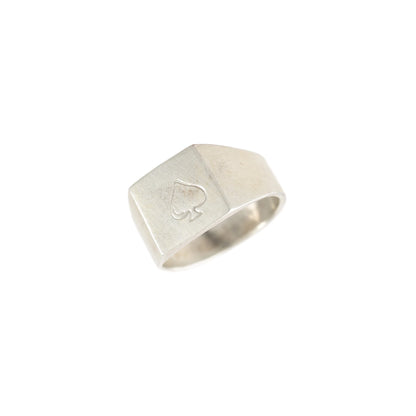 ACE OF SPADE SIGNET RING